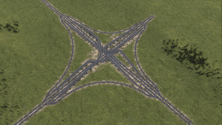 Autobahnkreuz - Highway Intersection