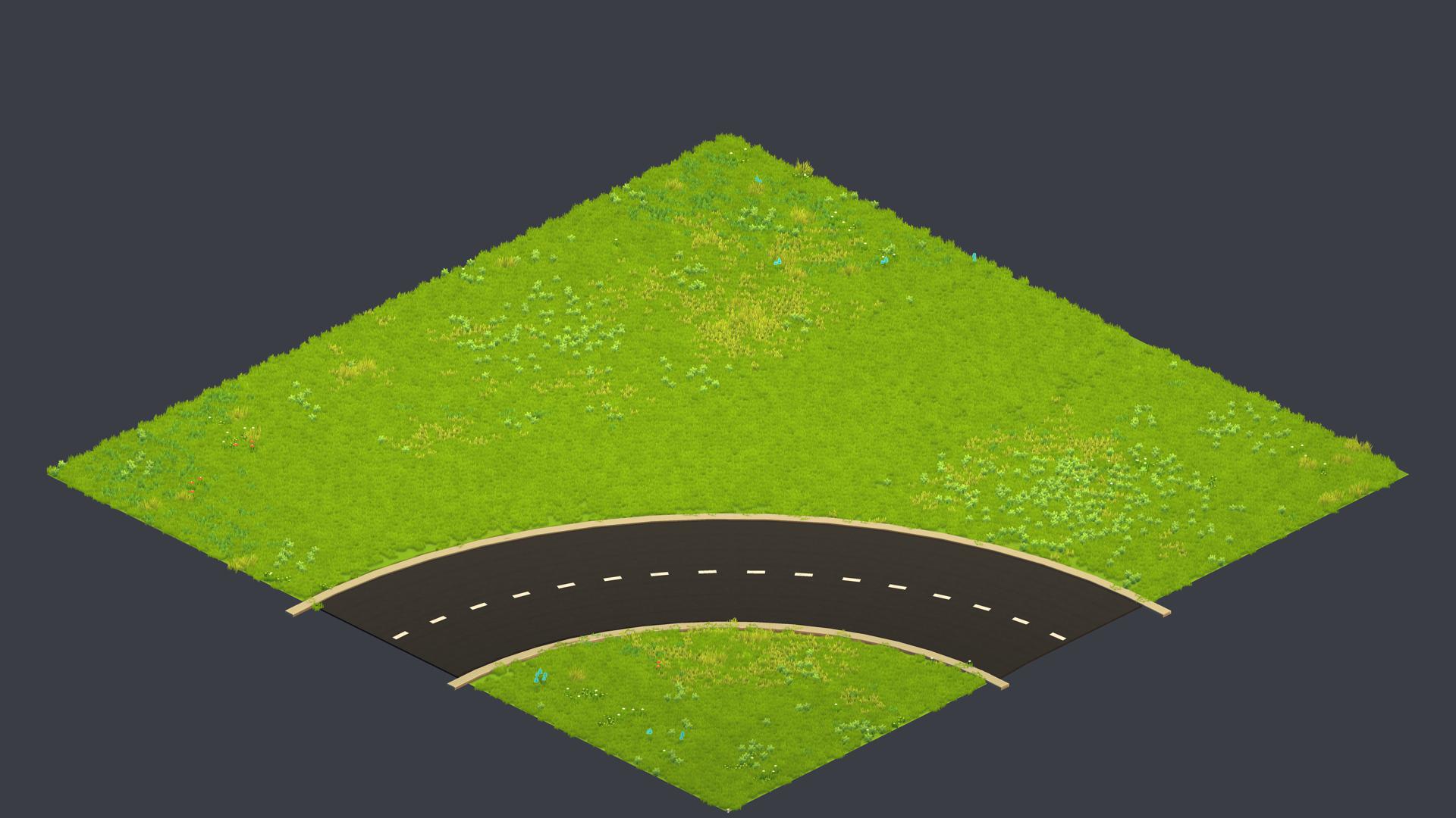 Curved Road Grassy.tile