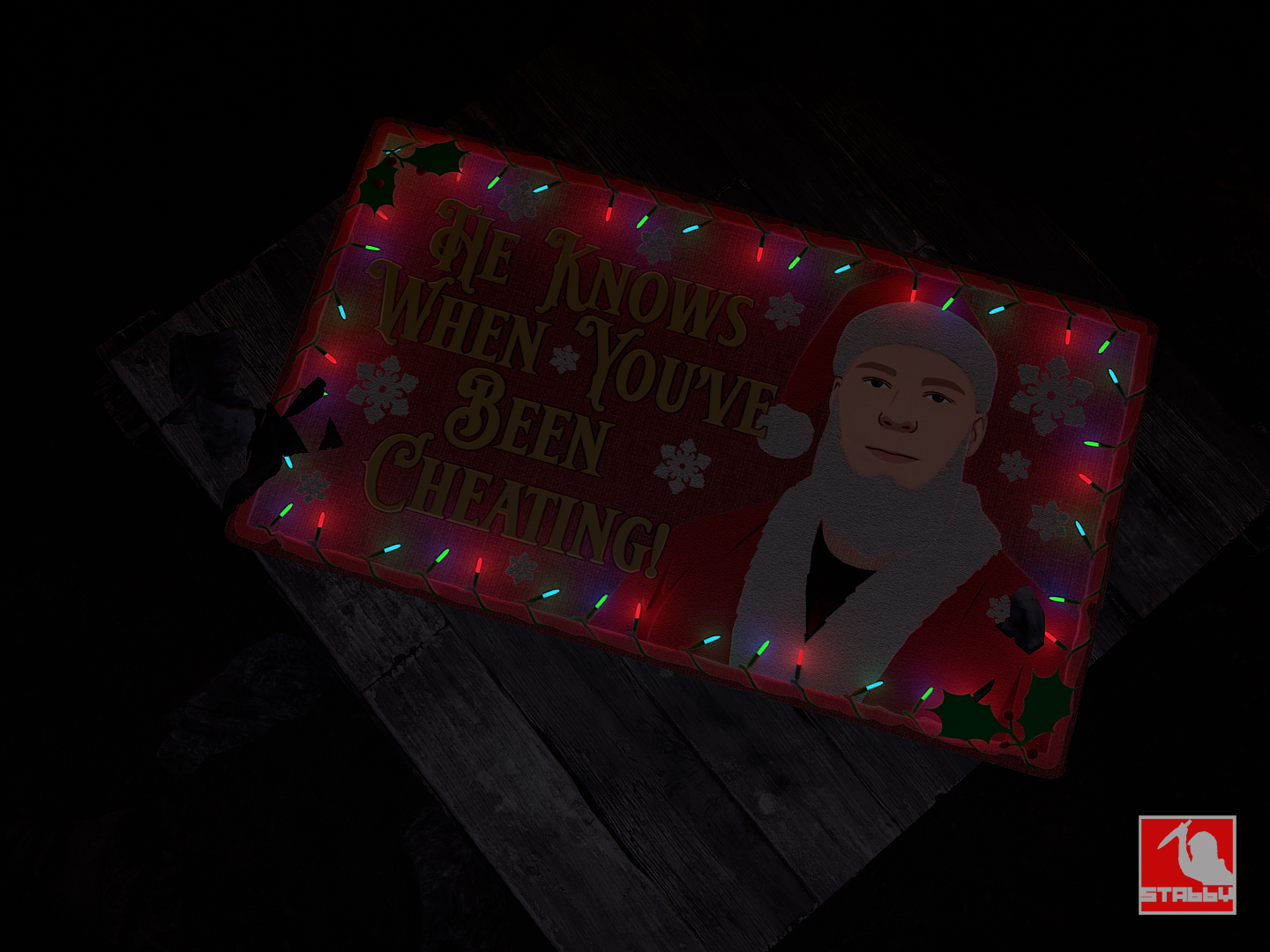 Naughty List Rug thumbnail 5