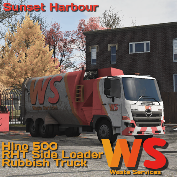 Waste Services - Side Loader (Sunset Harbour) [RHT Version]