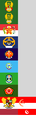 Indonesian Civil War Flags (TNO)