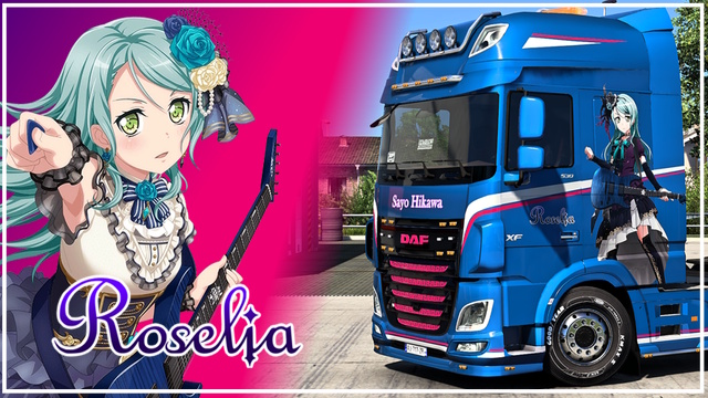 [Bang Dream!] Sayo from Roselia / DAF XF106 V2