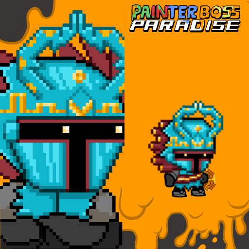 Pixel Art Knight (Teal) preview