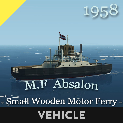 M.F Absalon - Small Wooden Motor Ferry