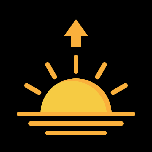 Sunny Days! When you "wait until morning" the sun will be ALL the way up!