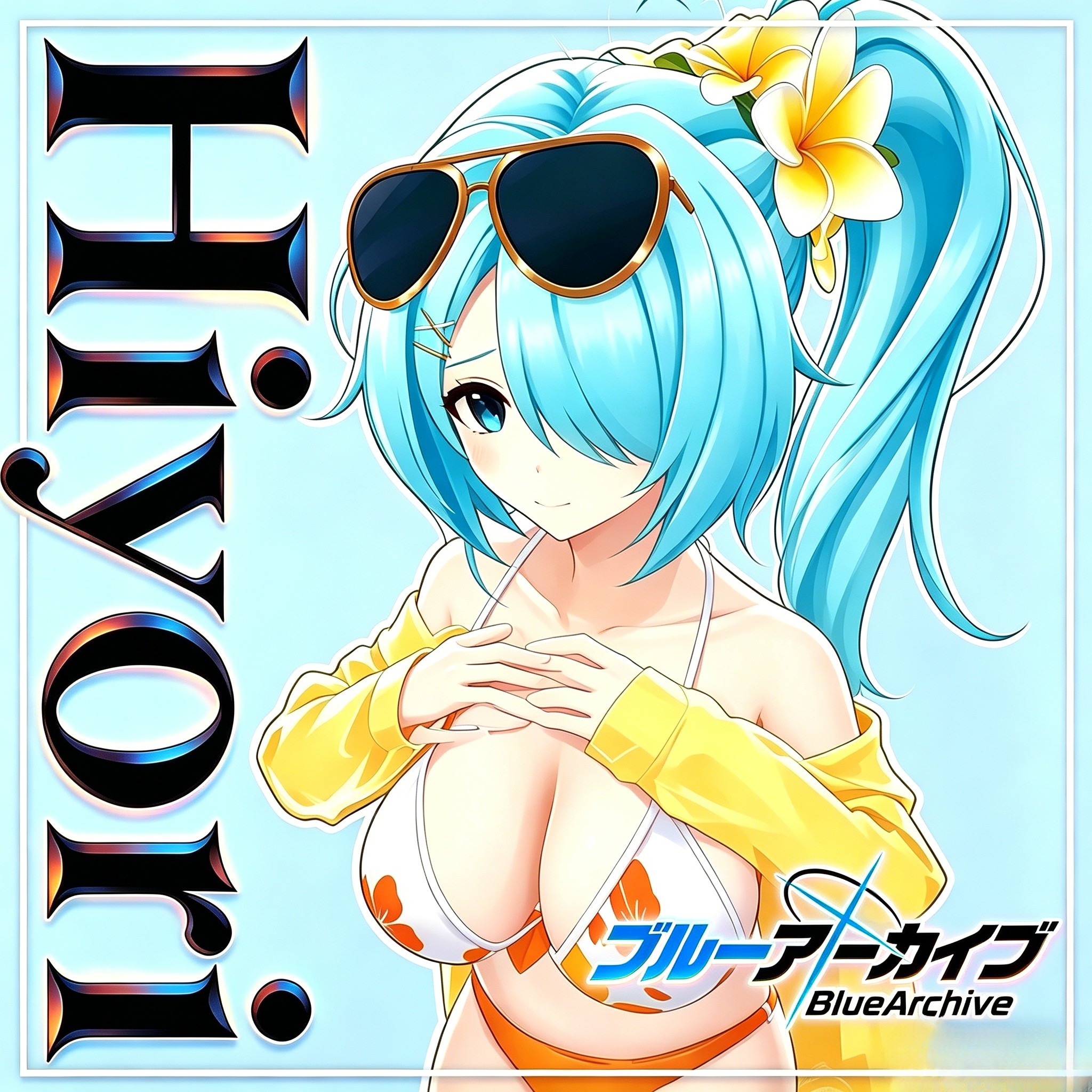 Hiyori_swimmingsuit 【PM&NPC/Blue Archive】