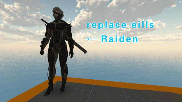MGRR Raiden（合金装备 雷电）replace eills