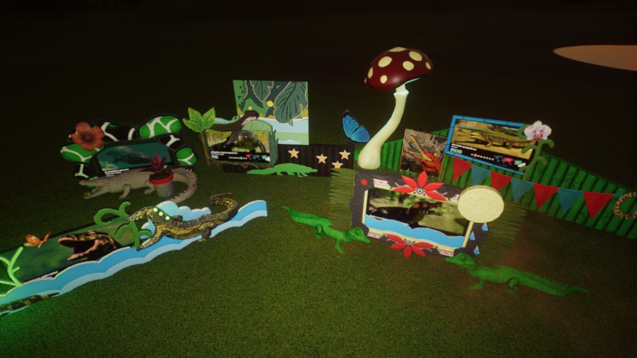Alohaquarium Crocodilian Education Signs