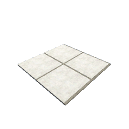 10in Concrete Paver Paving Surface - 50cm x 50cm - Corner