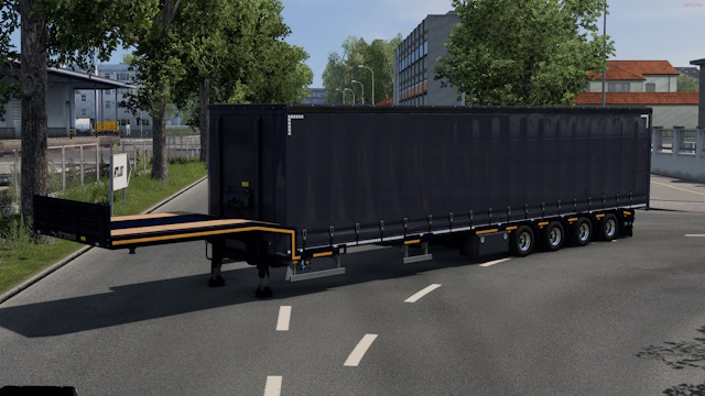 Lowloader with Tarpaulins TruckersMP Full Set (Safe Edit) [Shelby]