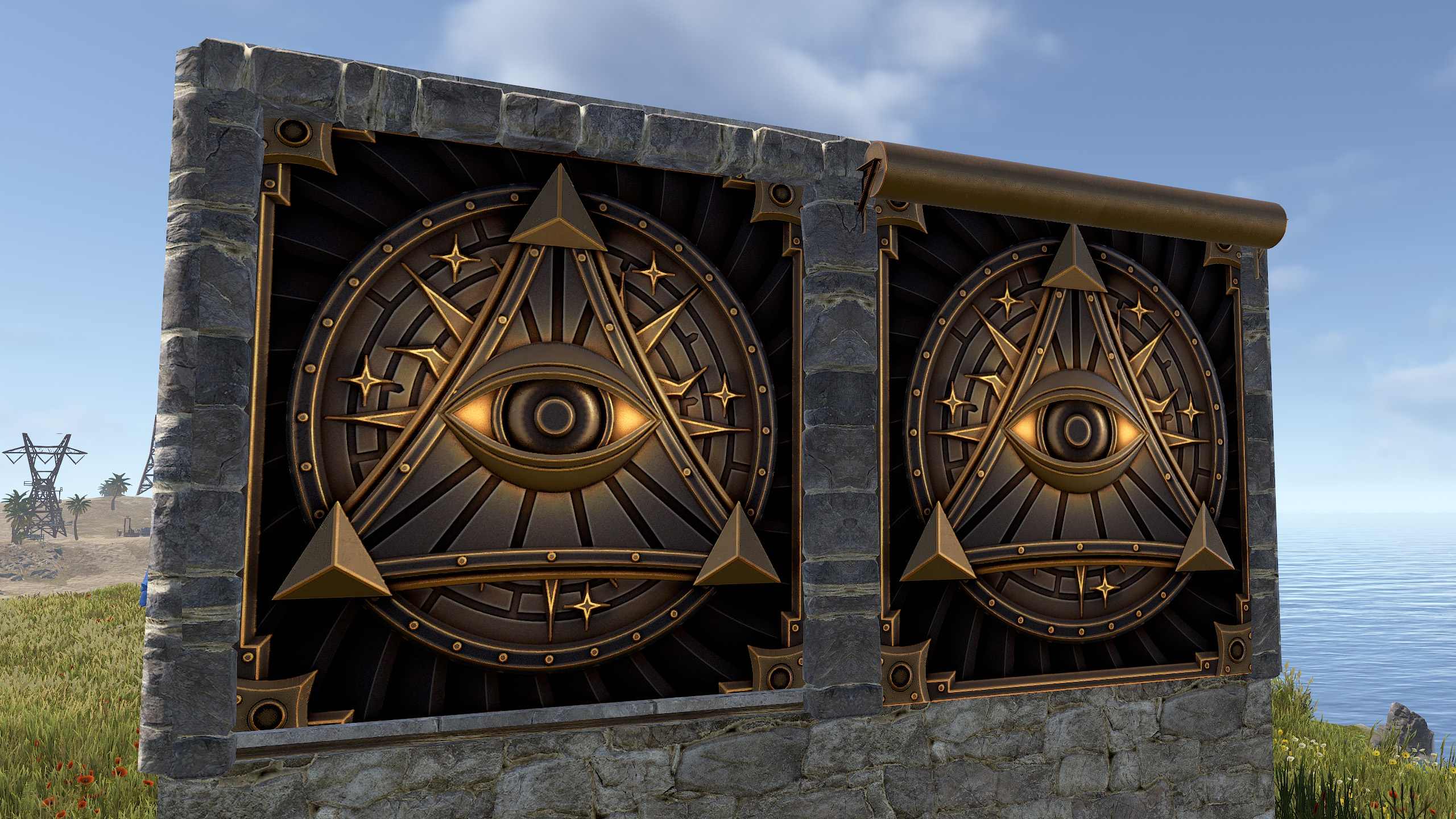 All-Seeing Eye Garage Door thumbnail 3