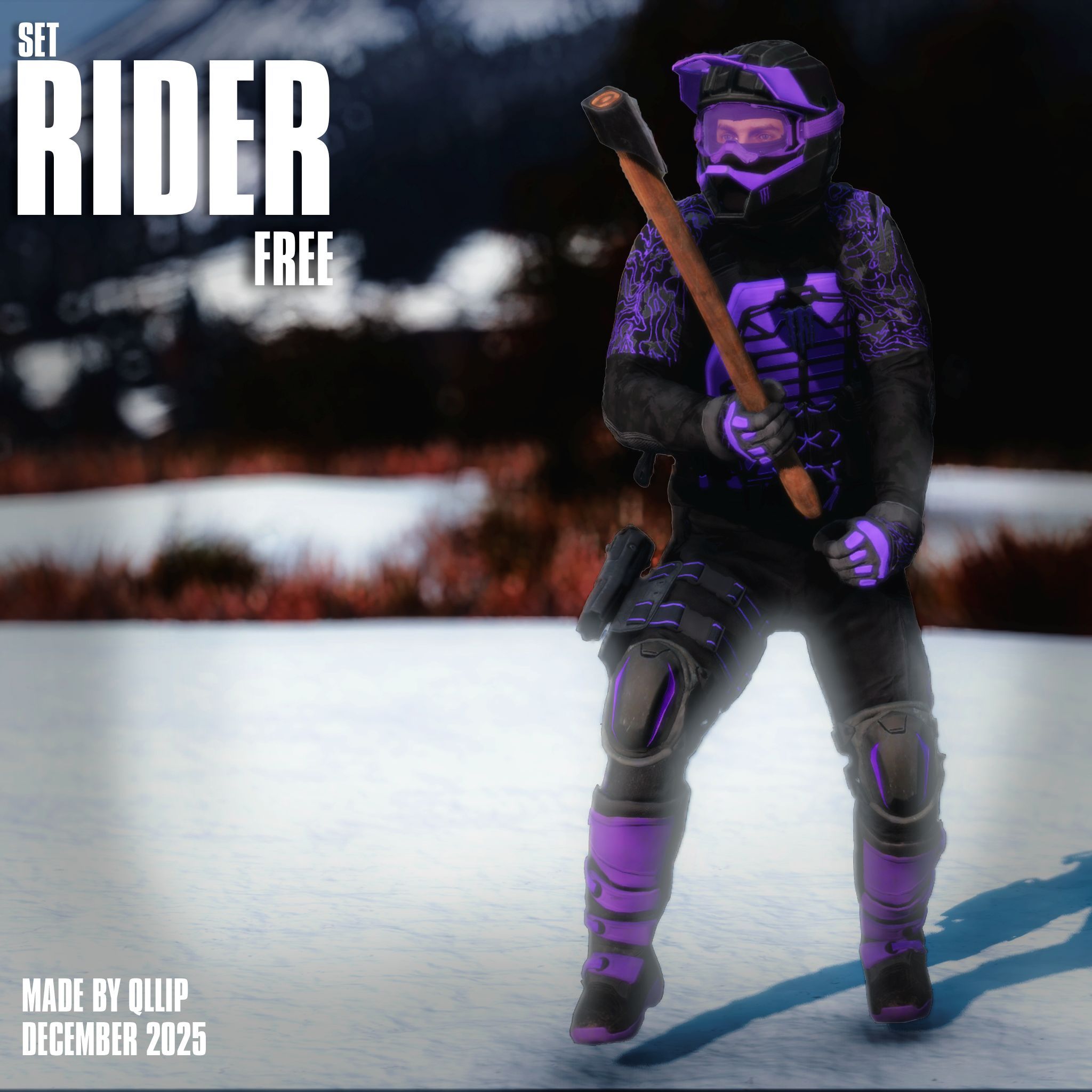 Set complete - Rider FREE