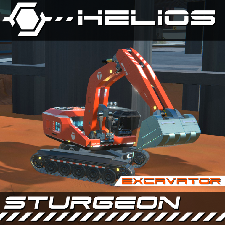 HELIOS 'Sturgeon' Excavator (Bucket Version)