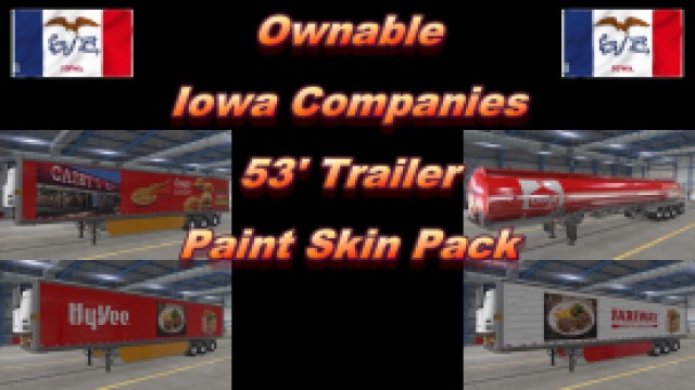 Ownable Iowa Companies 53' Trailer Paint Skin Pack