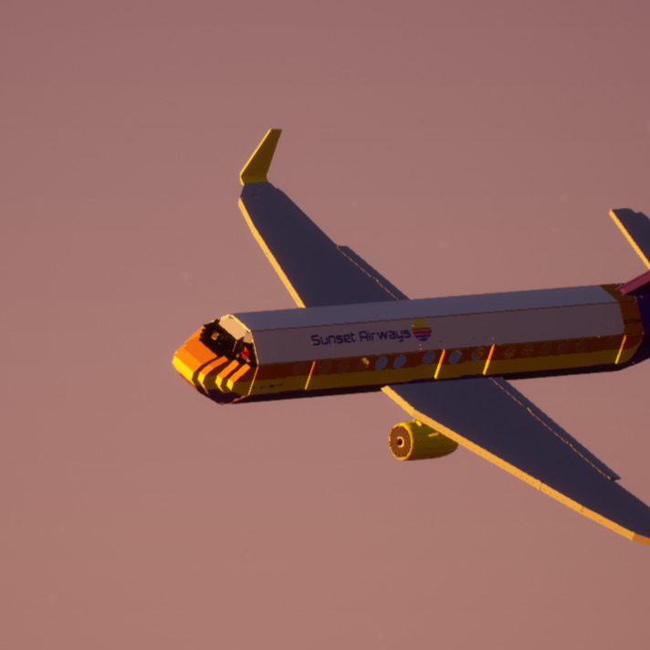 Softbody AIR LINER Airbus A320 NEO Sunset Airways