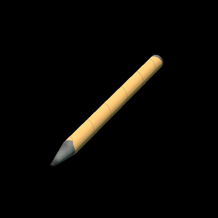 lead pencil wrapped