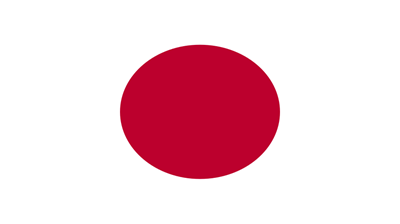 The flag of Japan