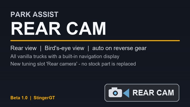 Rear & Bird's-eye Camera (all vanilla trucks)