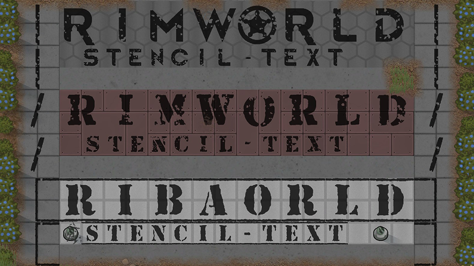 Stencil Text (No Research)