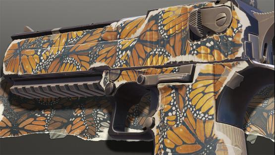 Desert Eagle | Paper Collage (Monarch)