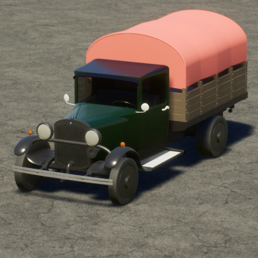 ThreeM model MM 1930 stakebed covered