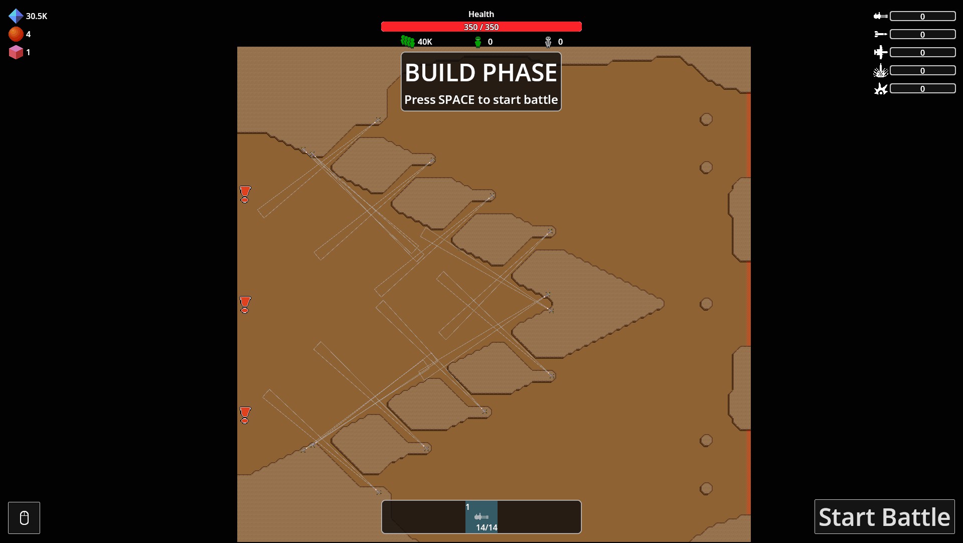 Community screenshot of a Level 4.2 layout posted alongside the claim that Gunners alone can hold the map