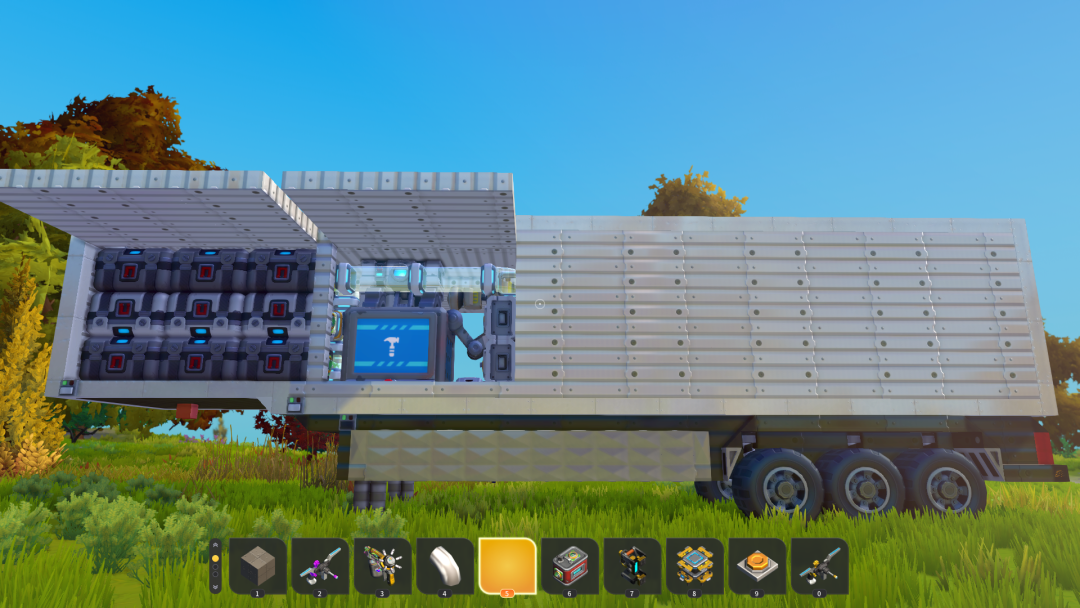SC Scania 4x6完整移动基地挂车