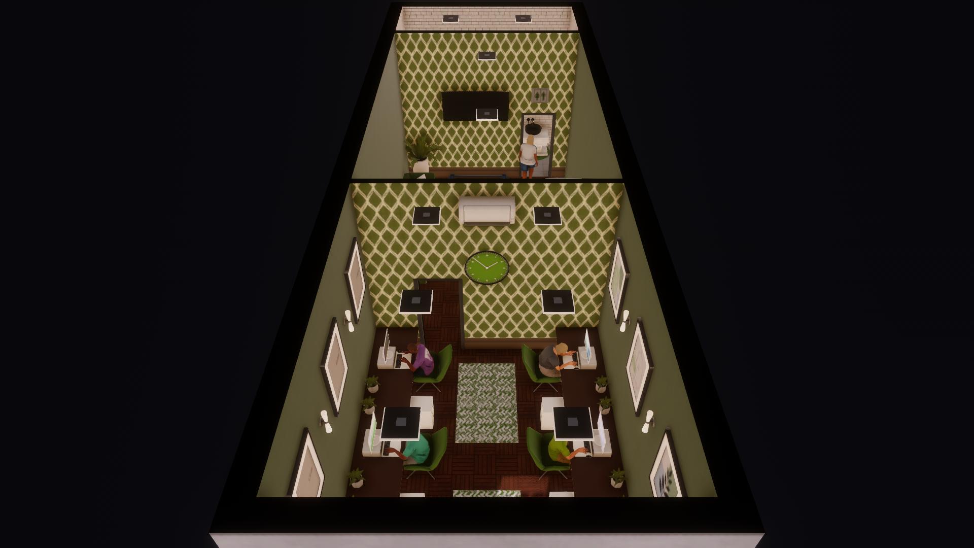 Modern Headquarters - A3 Size