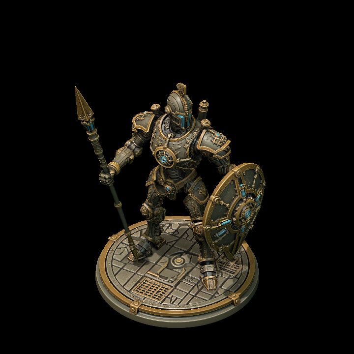 Steampunk Robot Sentry