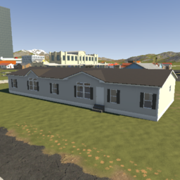 30x76 double wide mobile home (unfurnished)