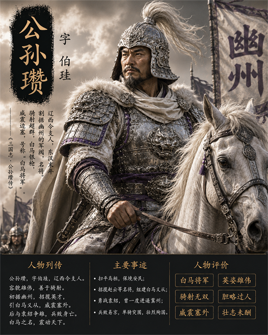 三国演义·白马将军公孙瓒