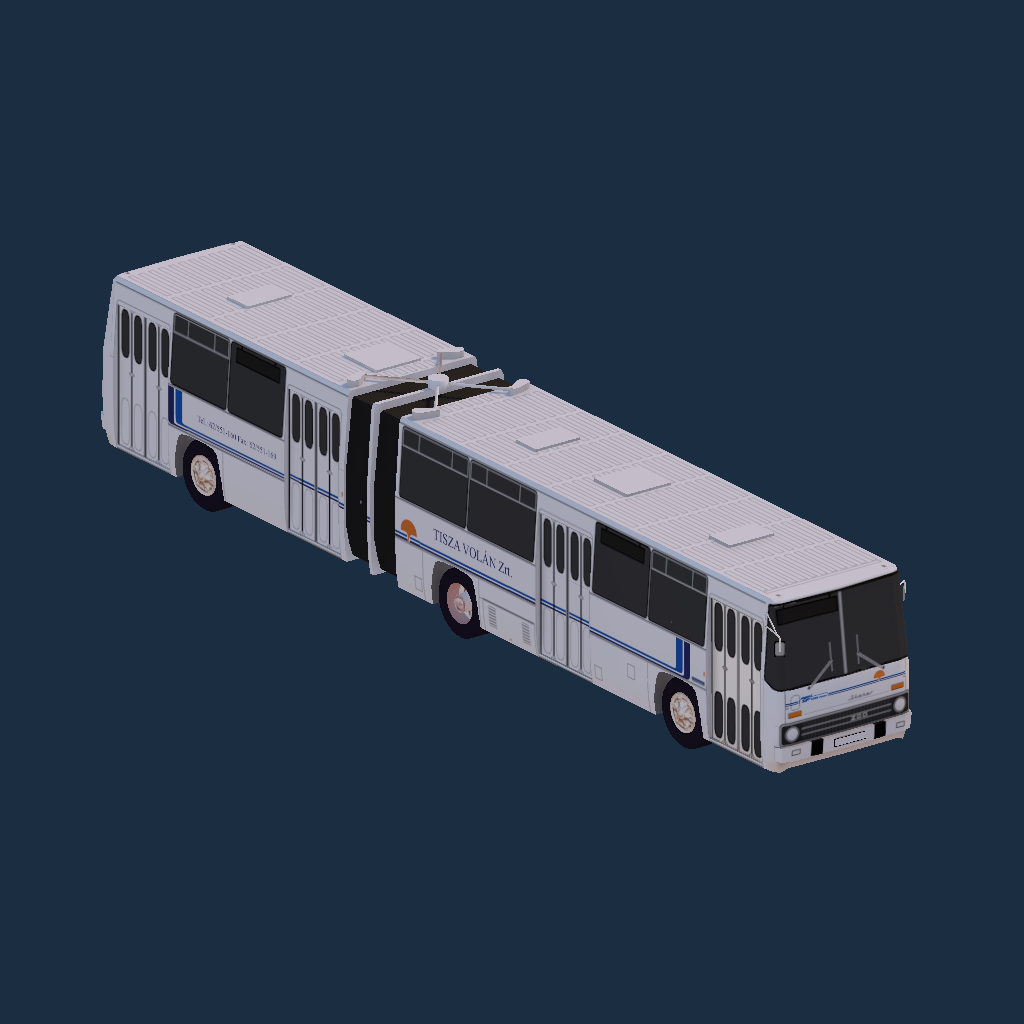 Ikarus 280.08 TIsza Volán logó