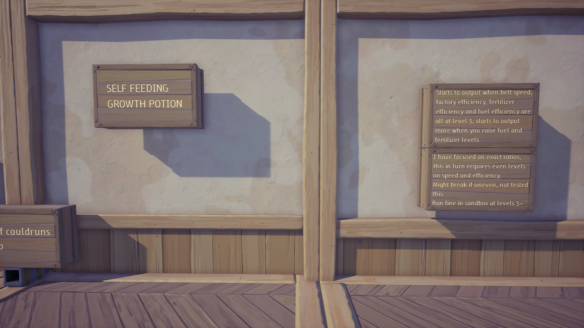 Growth Potion self feeding