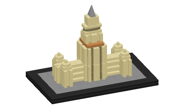 Mini Architecture 002 Moscow State University