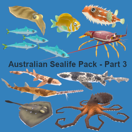 Australian Sealife Pack Part 3