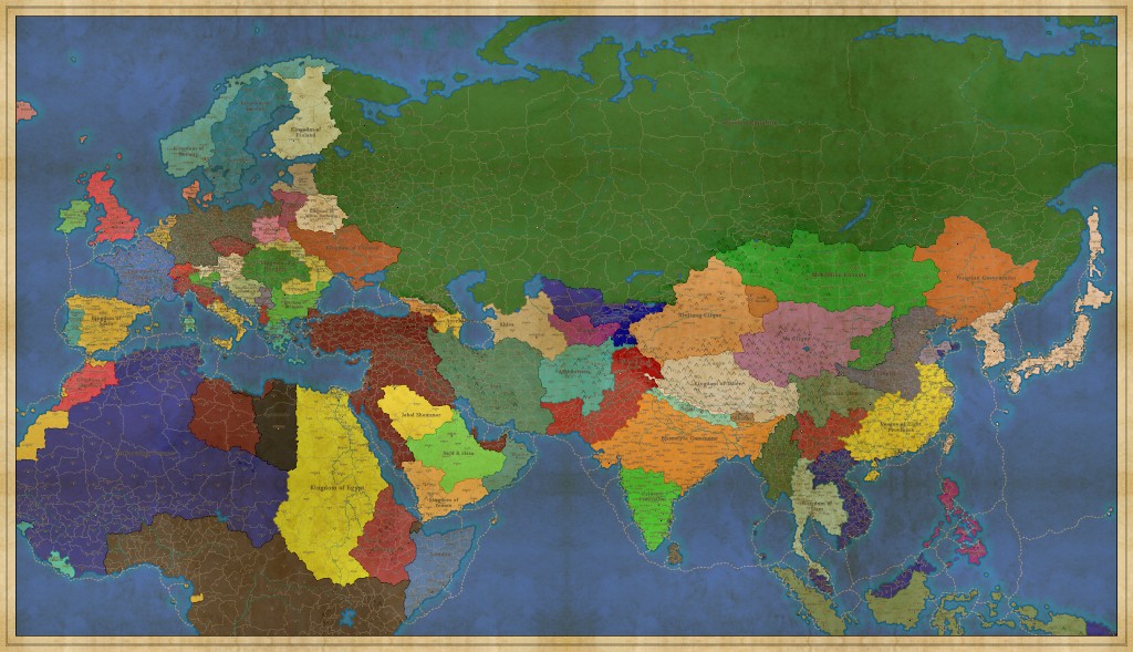 Map: Kaiserreich (OLD) - ModernEurasia4x Edit