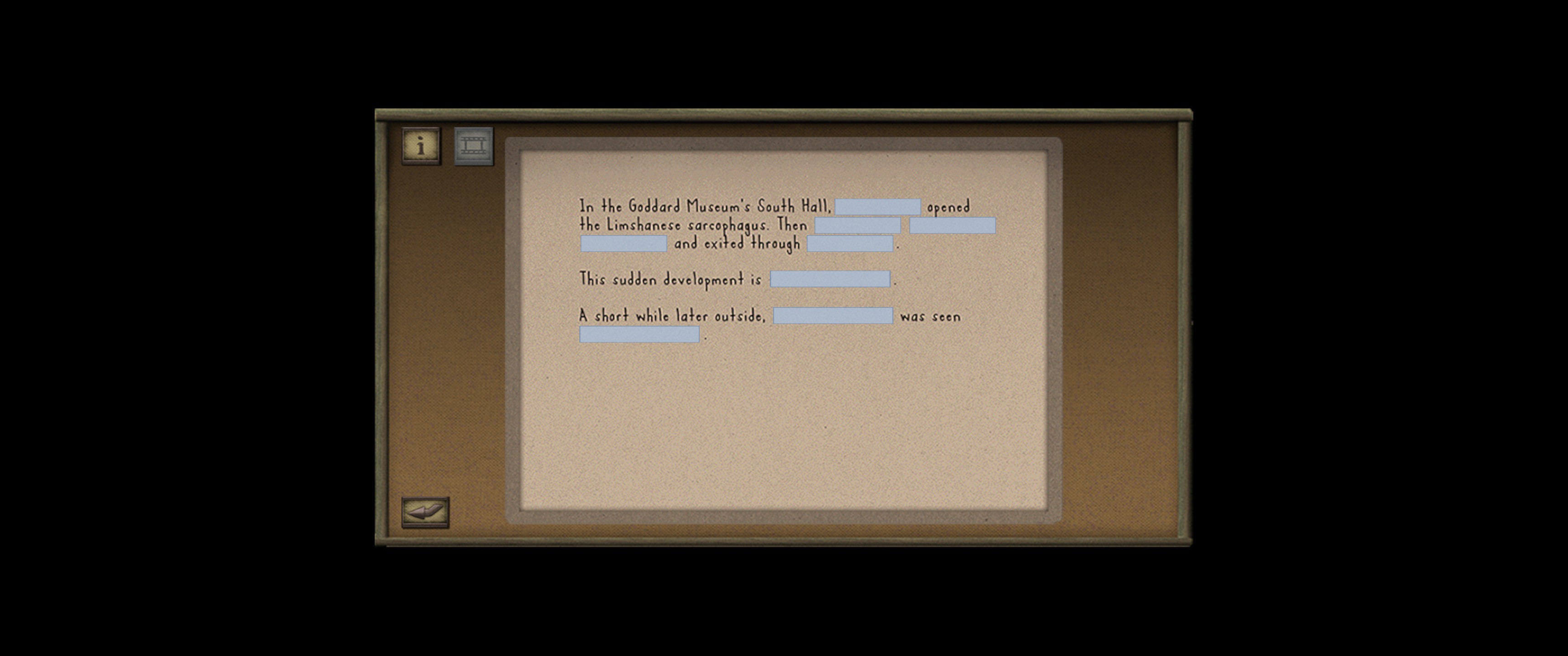 clue menu