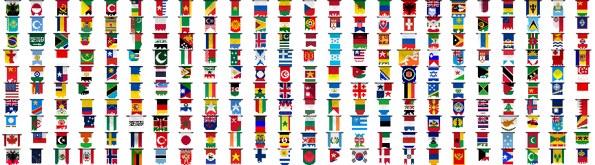 [239 FLAGS] All in-game flags as Minecraft-like banners