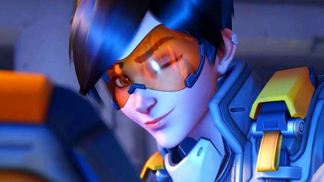R-18 Tracer (Overwatch)  animated Glow Adrenaline 3
