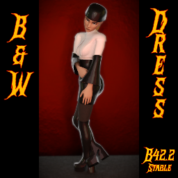 B&W Dress – Project Zomboid Mod