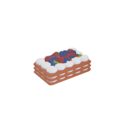 Mille-Feuille Dessert (Mixed Berries)