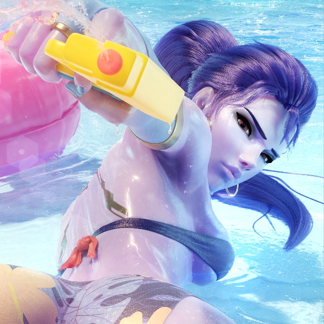 Widowmaker Squirtgun Xray Vertical 8K (Overwatch) preview