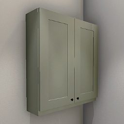 Rosemary Kitchen hanging cabinet 100 cm - Sage green