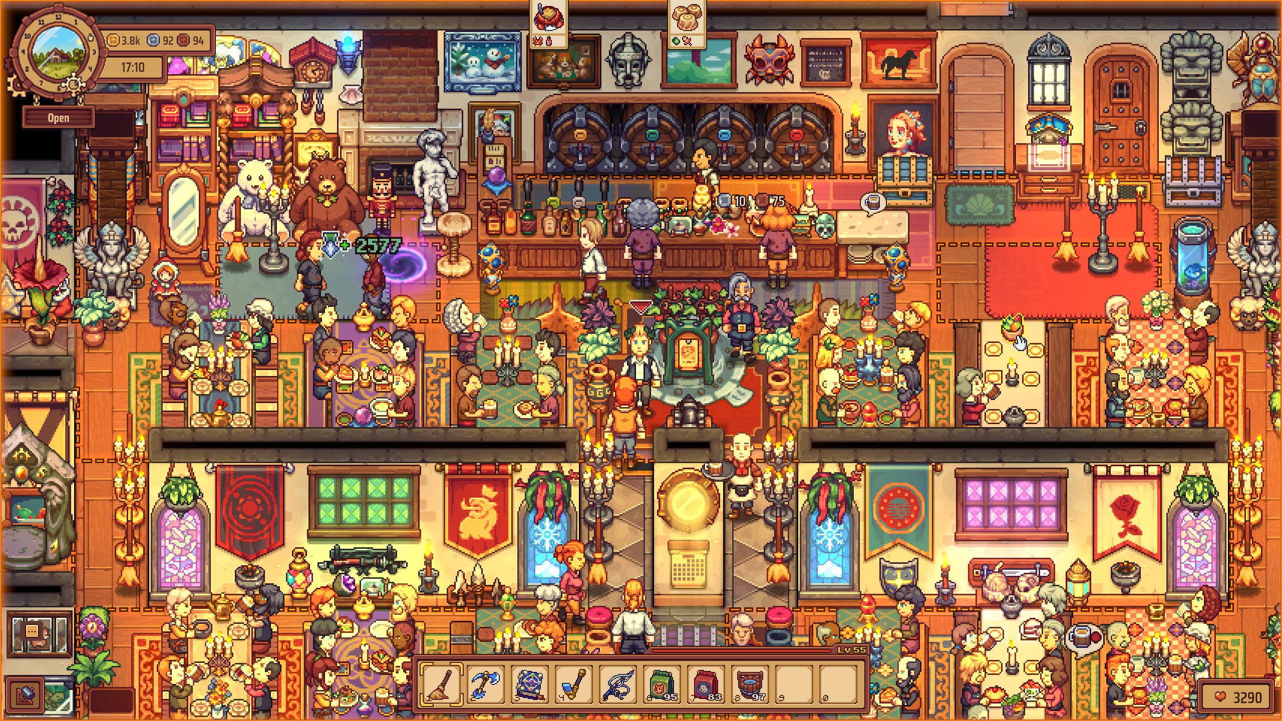 Игровой процесс Travellers Rest