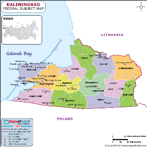 Kaliningrad region cities (Russia)