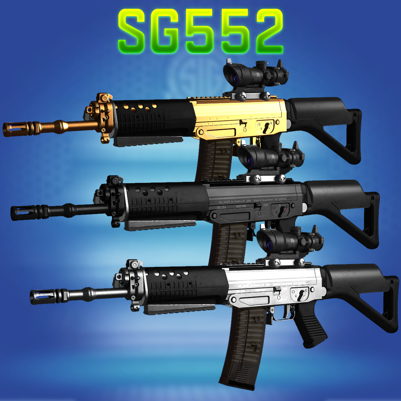 [SG552] SIG SG553 LB w/ Trijicon ACOG
