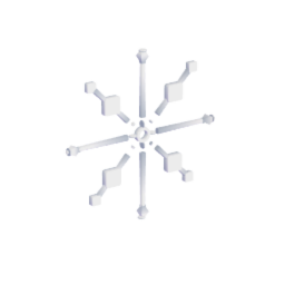 Standing snowflake2