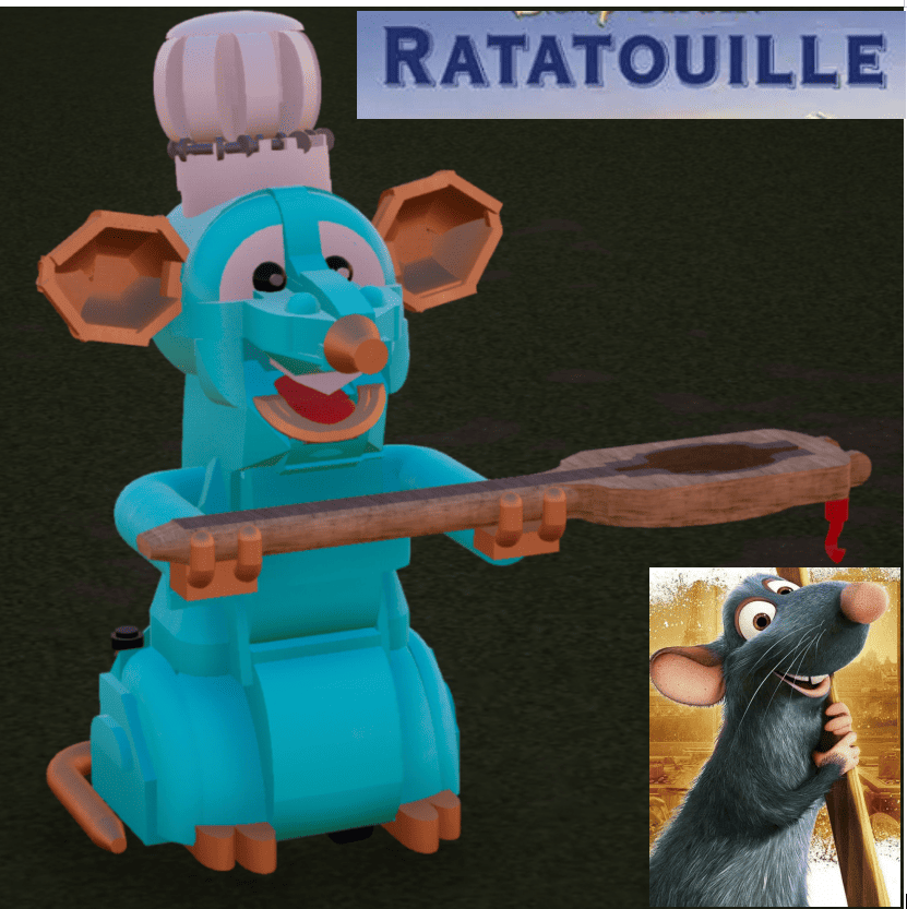 Giant Ratatouille catch vehicles