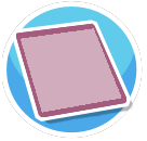 Rug Thick Border Mauve