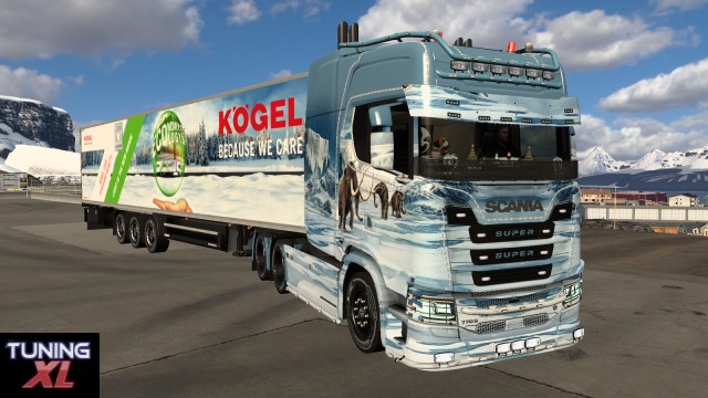 SCANIA S 8x4 770 super wintertime (TruckersMP)